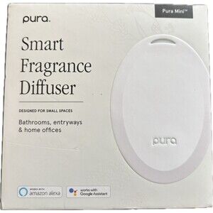 PURA Mini Smart Fragrance Diffuser White Alexa Google Wi-Fi Wall Plug-In